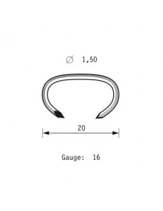 OMER Graffatrice per Hog-Rings pneumatica HR20 M5, Ferramenta 2