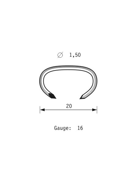 OMER Graffatrice per Hog-Rings pneumatica HR20 M5, Ferramenta