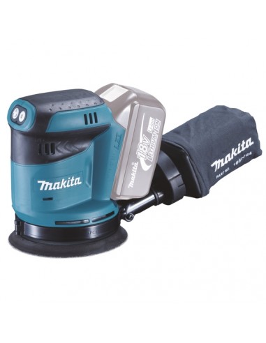 MAKITA Levigatrice orbitale 18V Li-ion LXT 123 mm. corpo