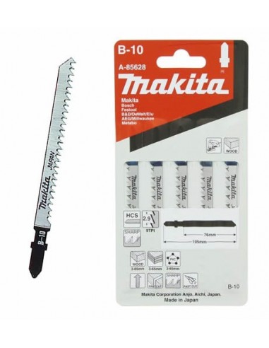 MAKITA Lame per seghetto alternativo B10 confezione 5 pezzi