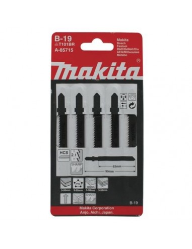 MAKITA Lame per seghetto alternativo B19 confezione 5 pezzi