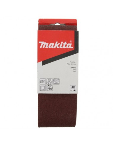 MAKITA Nastri abrasivi 76 x 457 mm. in confezione 5 pezzi