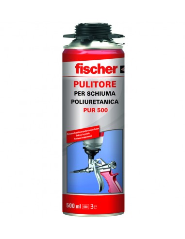 FISCHER Pulitore per schiuma poliuretanica PUR 500, Ferramenta