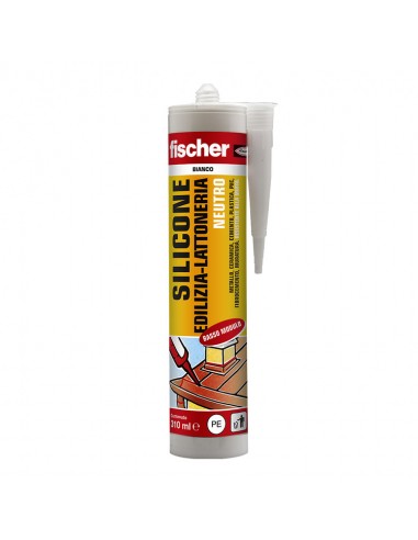 FISCHER Cartuccia silicone edilizia - lattoneria neutro SBM