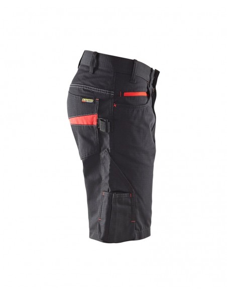 BLAKLADER Pantaloni corti service inserti rossi 1499 1330 9956