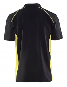 BLAKLADER Polo maniche corte piqué inserti gialli 3324 1050 2